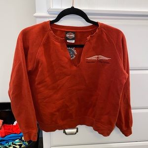 Vintage Harley Davidson v neck crew neck